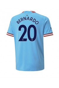 Fotbalové Dres Manchester City Bernardo Silva #20 Domácí Oblečení 2022-23 Krátký Rukáv